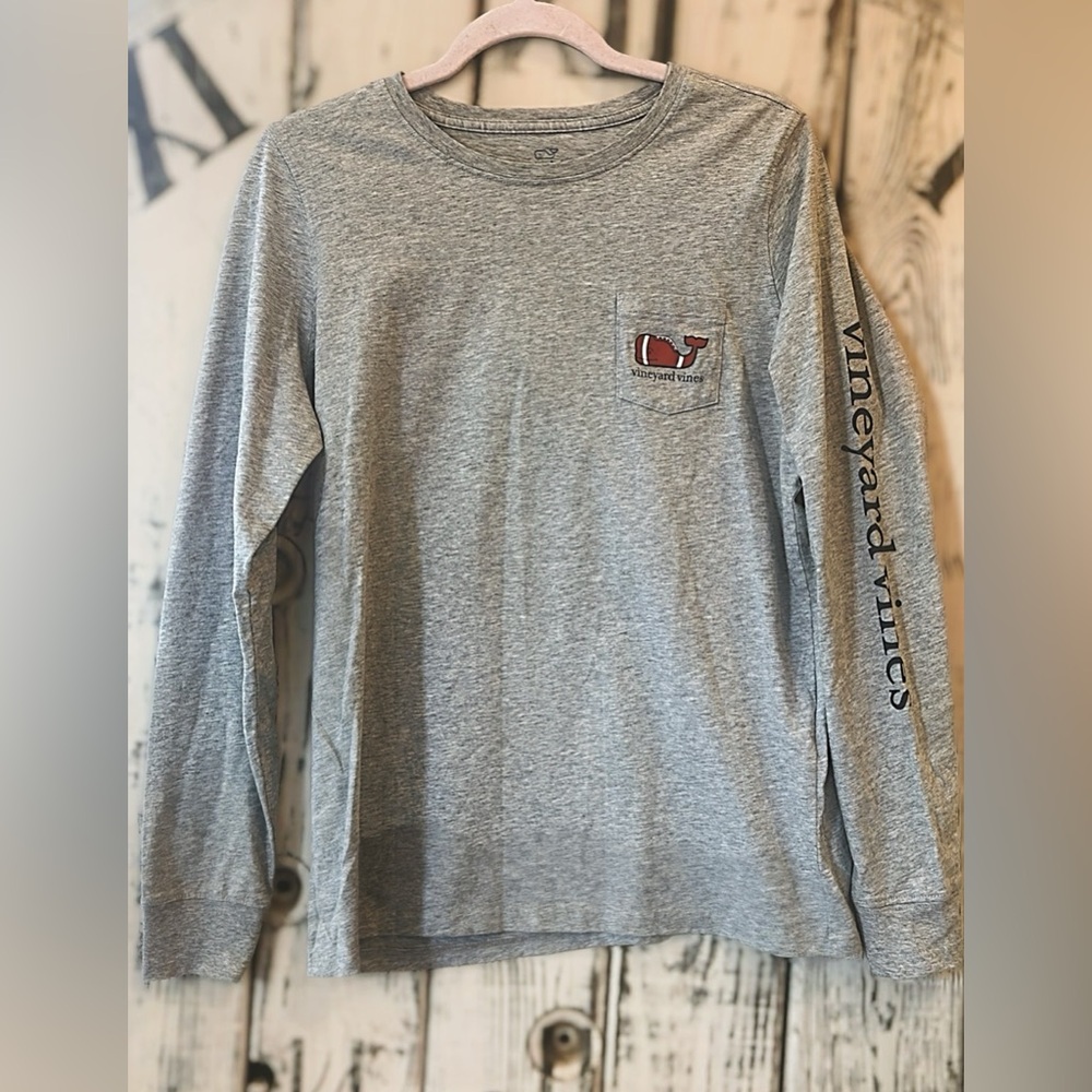 Vineyard Vines Gray Long Sleeve Tee